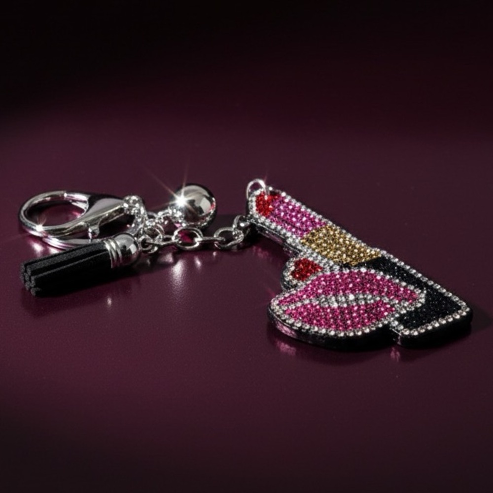 Sparkly lipstick and lipstick